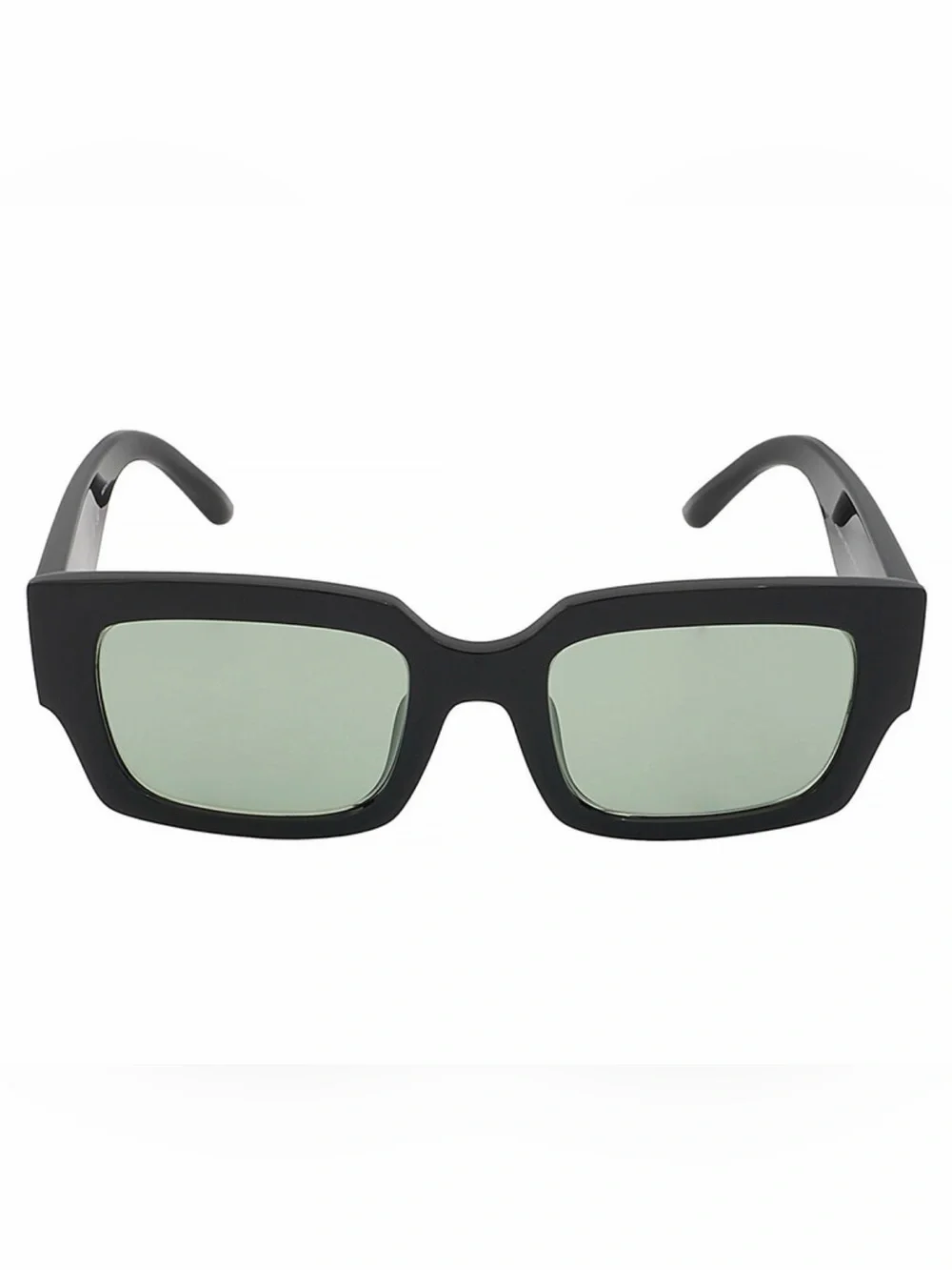 Tory Burch TY9067U Black Mint Green Rectangular Sunglasses 51mm + Case